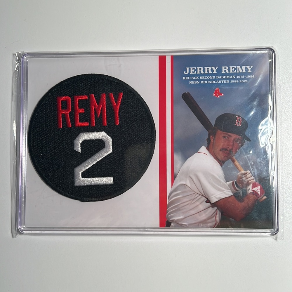 New Jerry Remy Collectors Patch/ MemoryCard Sealed as received at game.